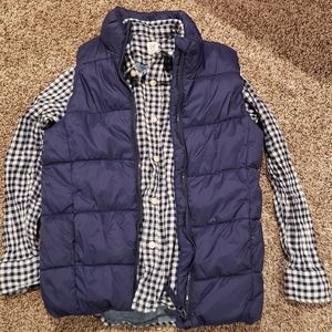 Boys Gap shirt and Old navy vest Size 10
